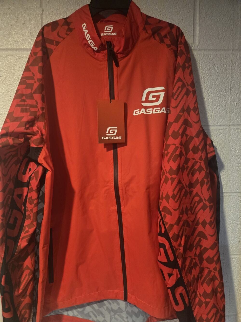 Gasgas Pro Jacket Xxl Red Full Zip Cycling Jacket With Tags